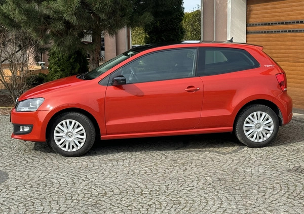 Volkswagen Polo cena 18500 przebieg: 173100, rok produkcji 2010 z Bolesławiec małe 596